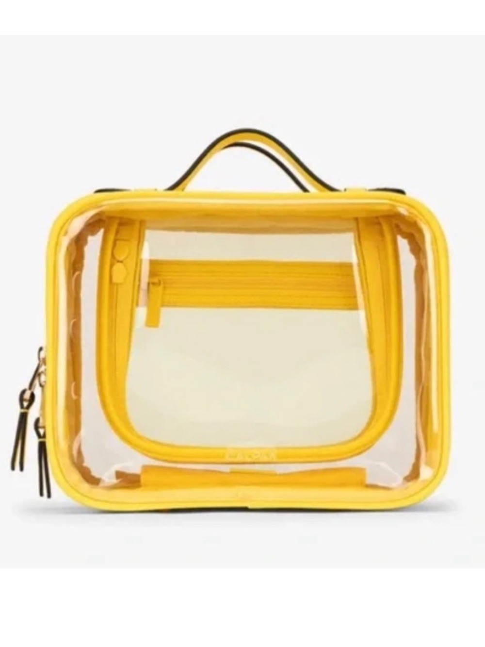 Calpak medium clear cosmetic case